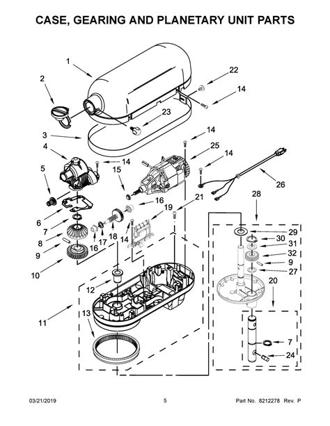 kitchenaid parts diagrams